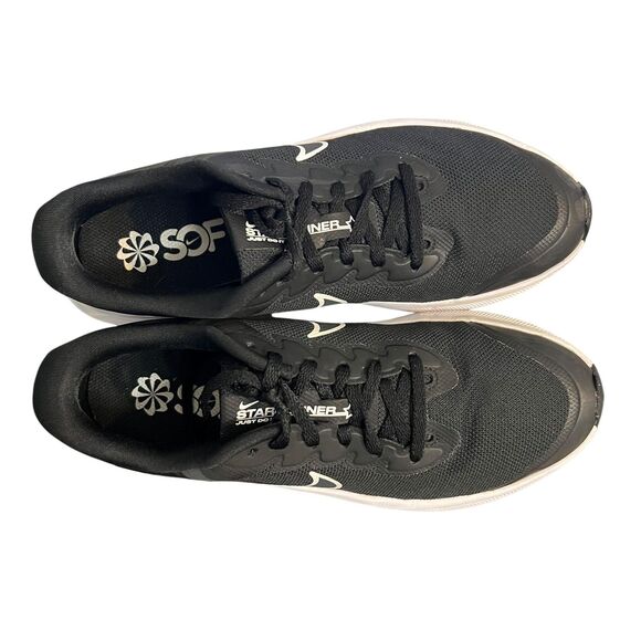 Nike Star Runner 3 Shoes Youth Size 6Y Black White Running Sneakers DA2776-003 - Picture 7 of 11